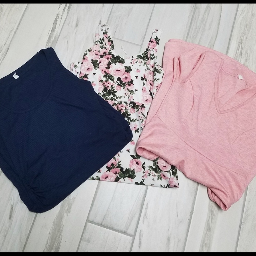 Lot of 3 pinkblush maternity dresses